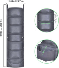 Greena Wall-Mounted Vertical Planter Pocket (Set of 5)