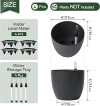 T4U 15CM Self Watering Planters (Set of 4)