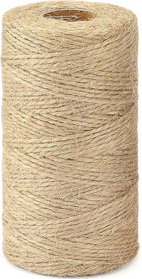 G2PLUS Natural Jute String Twine 100m (1.5mm, 2-Ply)