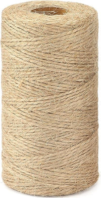 G2PLUS Natural Jute String Twine 100m (1.5mm, 2-Ply)