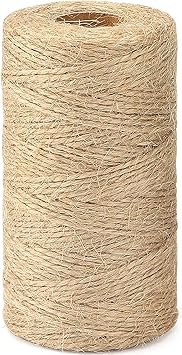G2PLUS Natural Jute String Twine 100m (1.5mm, 2-Ply)