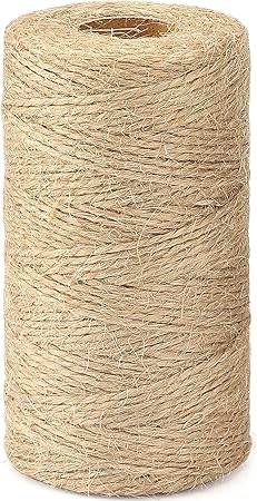 G2PLUS Natural Jute String Twine 100m (1.5mm, 2-Ply)