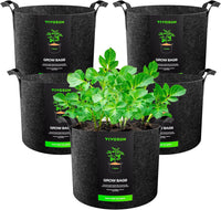 Vivosun 5-Gallon Fabric Grow Bags (Pack of 5)